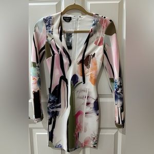 Woman’s Long Sleeve Mini Dress